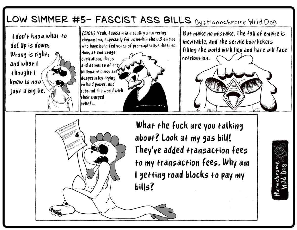 Low Simmer-Fascist Ass Bills
