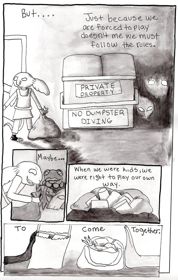 Riffraff,Burnout,Streetrat comic page. This series is being rebooted.